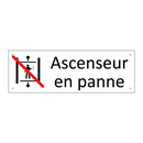 Ascenseur en panne