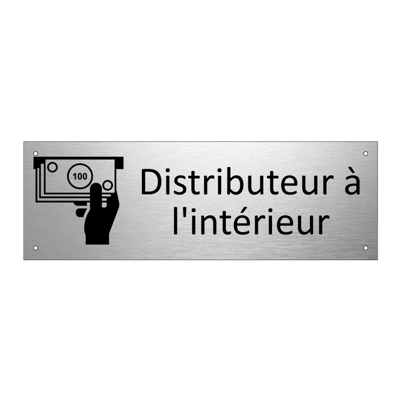 Distributeur à l'intérieur