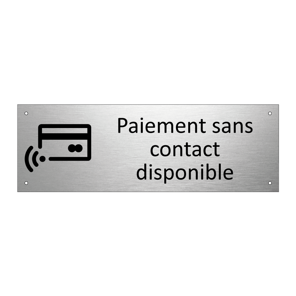 Paiement sans contact disponible