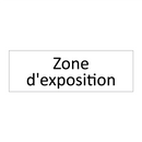Zone d'exposition