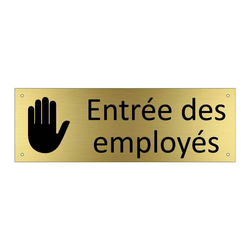 Entrée des employés
