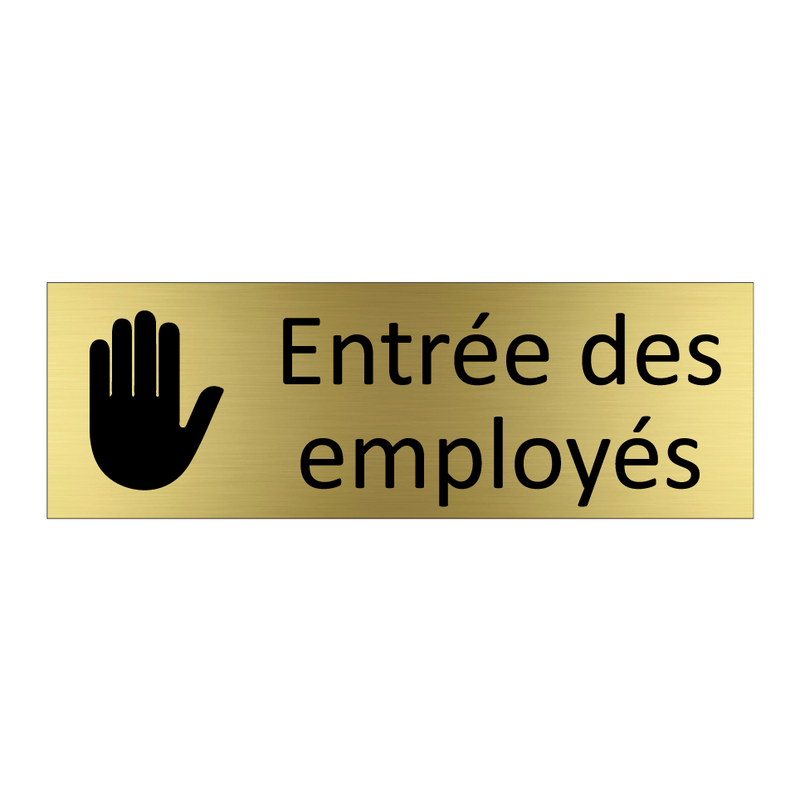 Entrée des employés