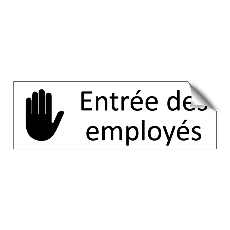 Entrée des employés