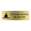 Point de contrôle de sécurité
