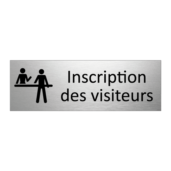 Inscription des visiteurs
