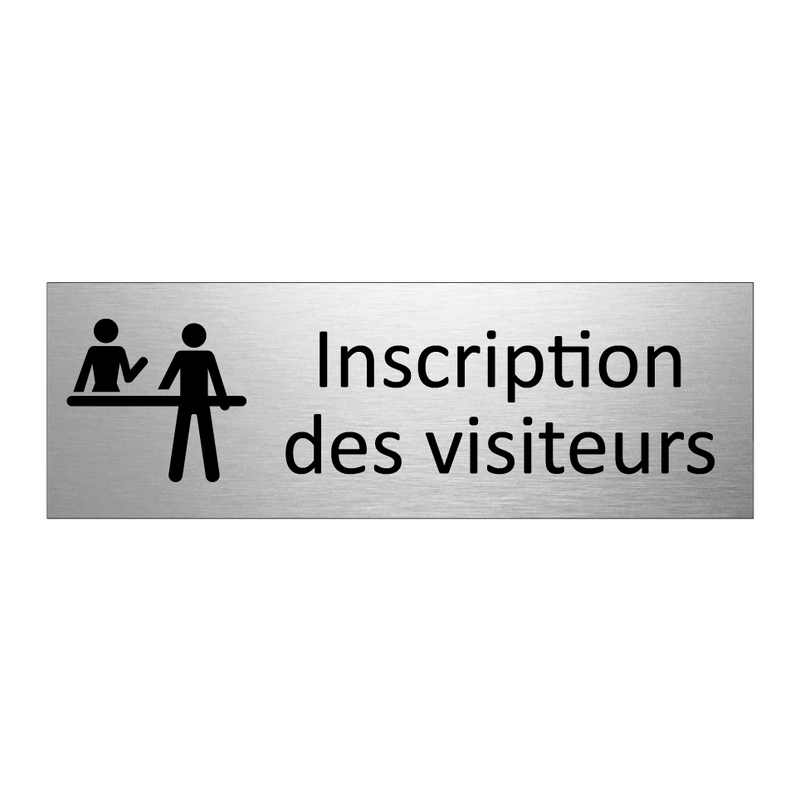 Inscription des visiteurs