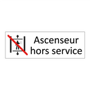 Ascenseur hors service