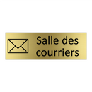 Salle des courriers