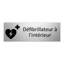 Défibrillateur à l'intérieur