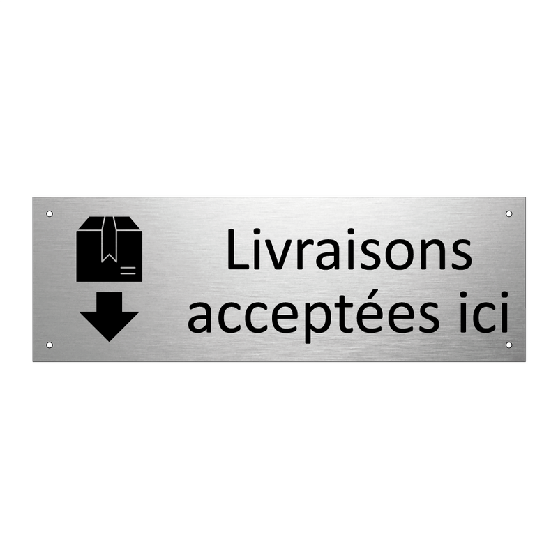 Livraisons acceptées ici