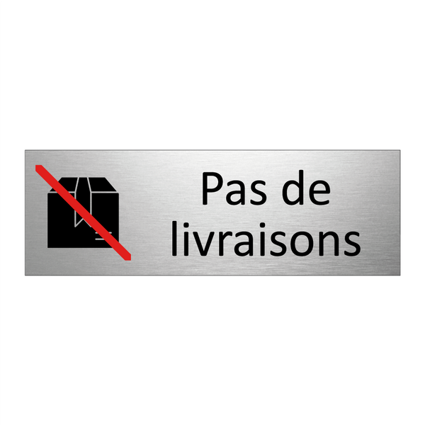 Pas de livraisons