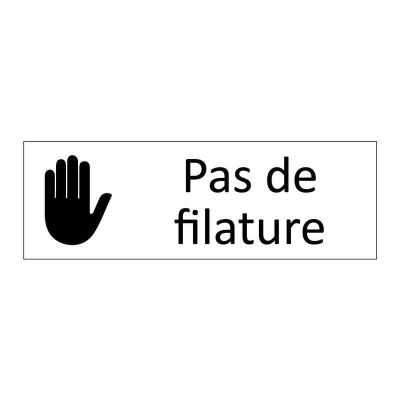 Pas de filature