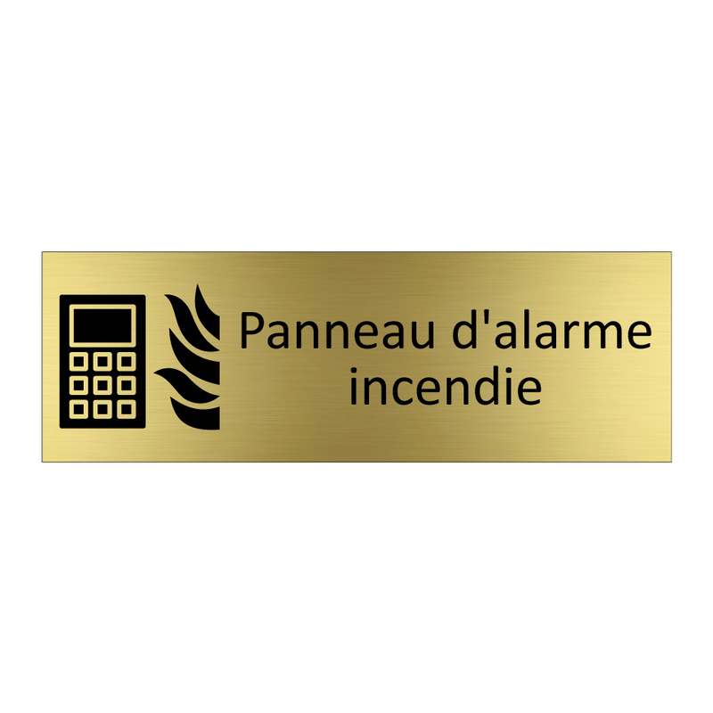 Panneau d'alarme incendie