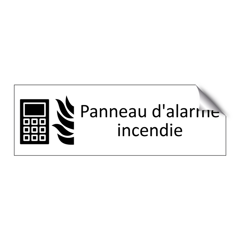 Panneau d'alarme incendie