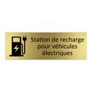 Station de recharge pour véhicules électriques