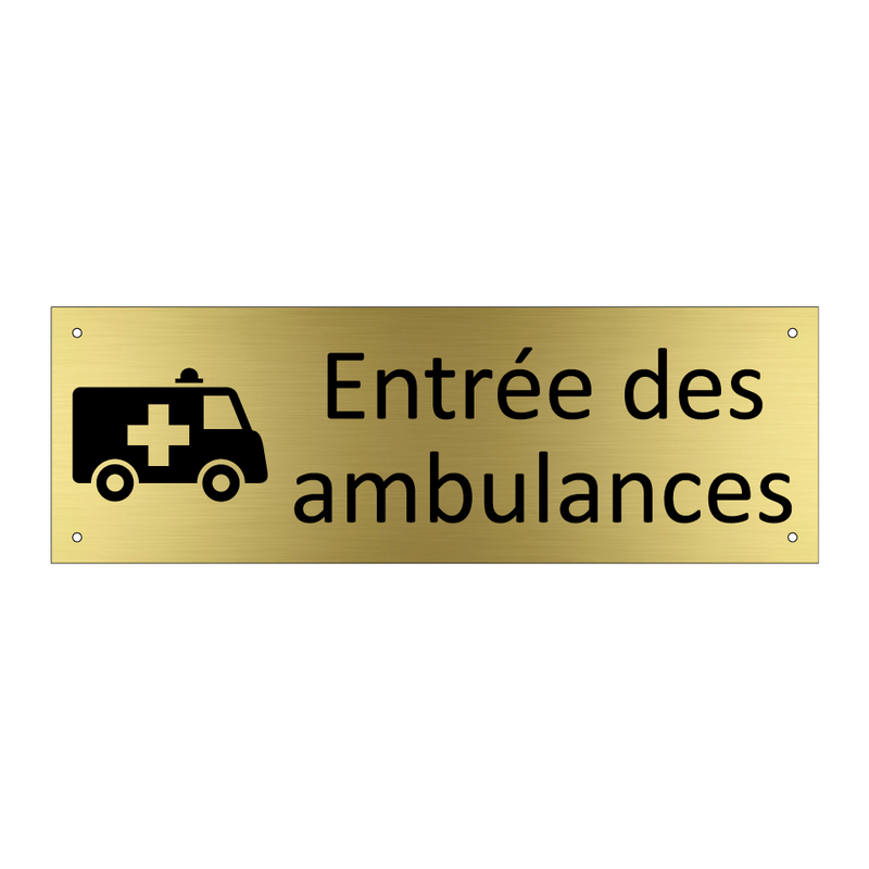 Entrée des ambulances