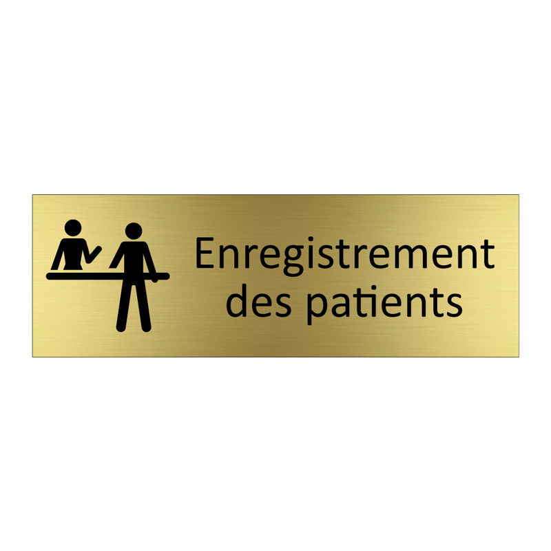 Enregistrement des patients