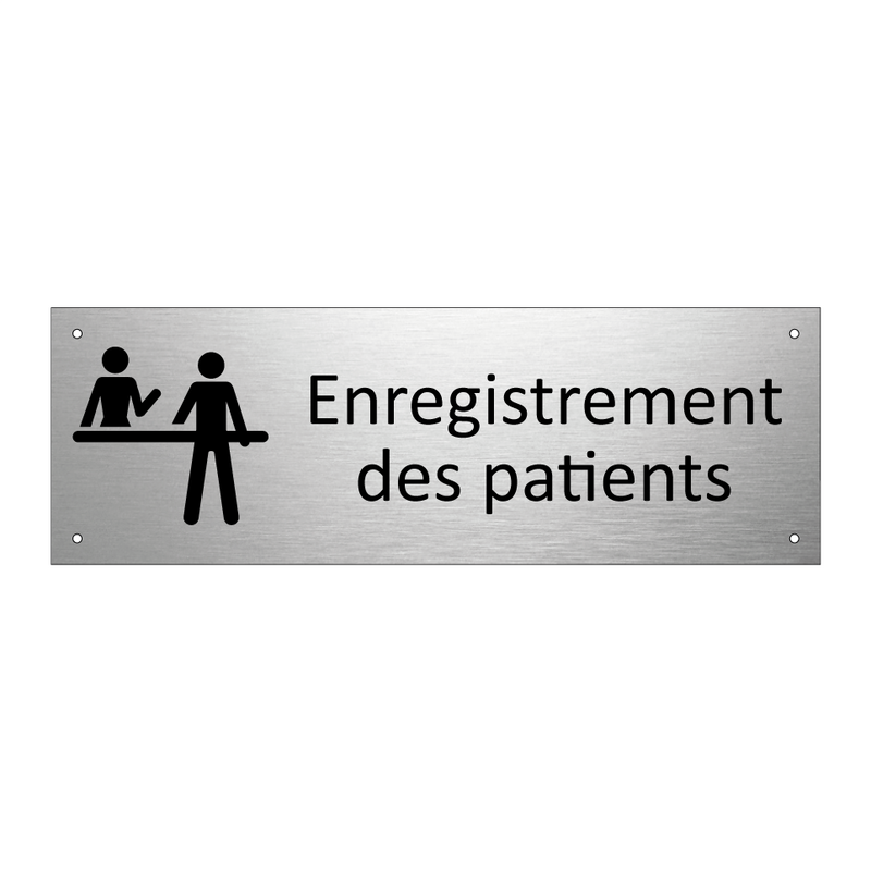 Enregistrement des patients