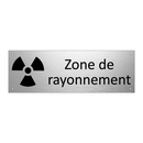 Zone de rayonnement
