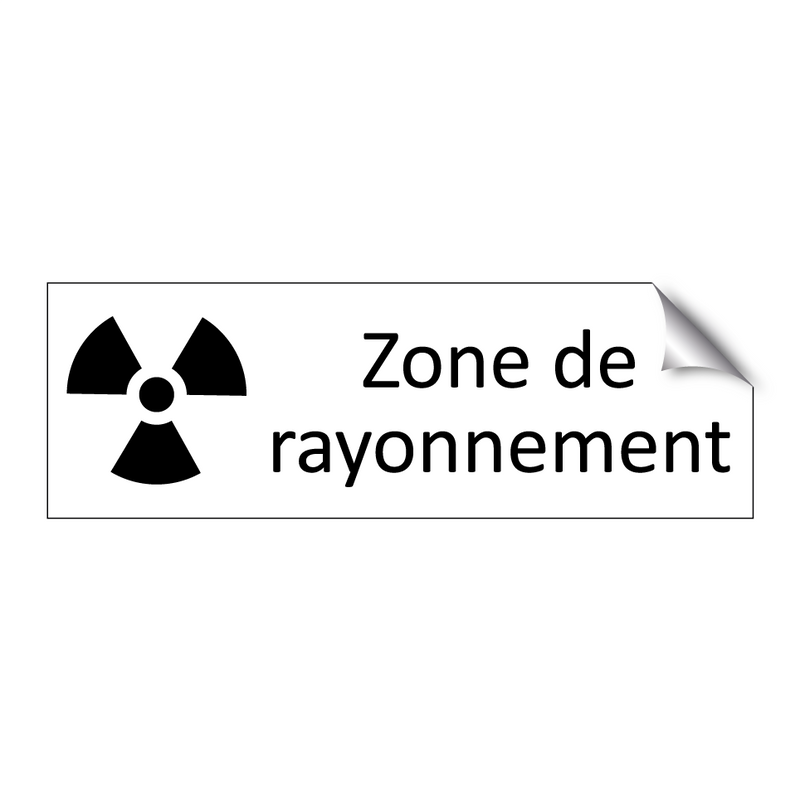 Zone de rayonnement