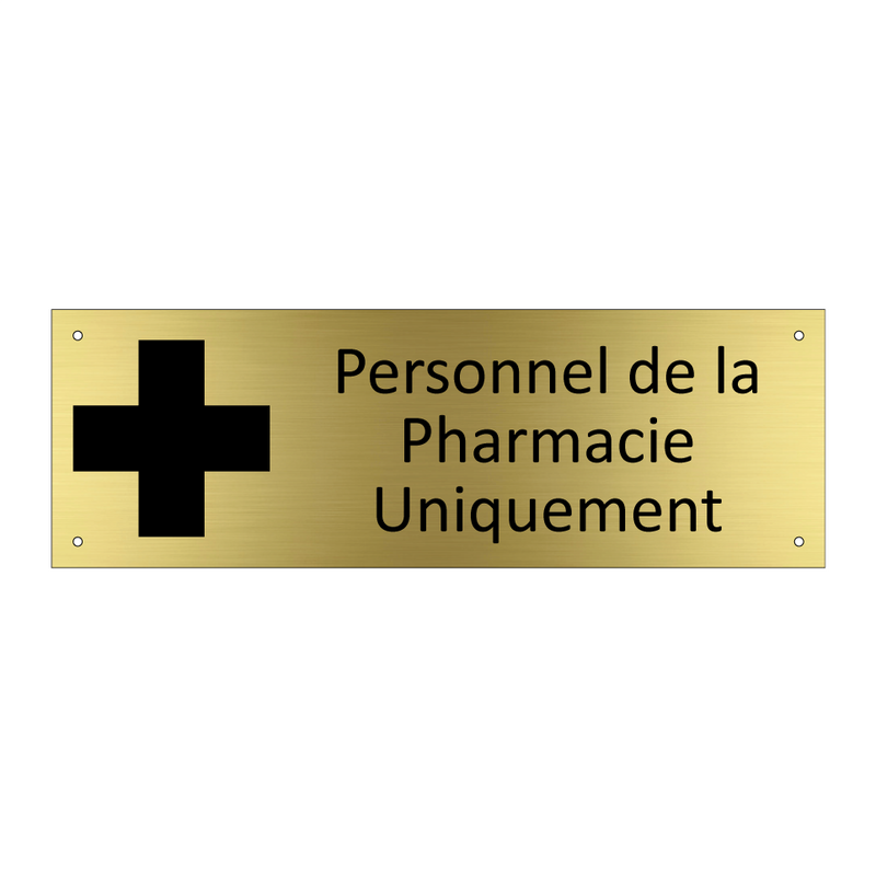 Personnel de la Pharmacie Uniquement