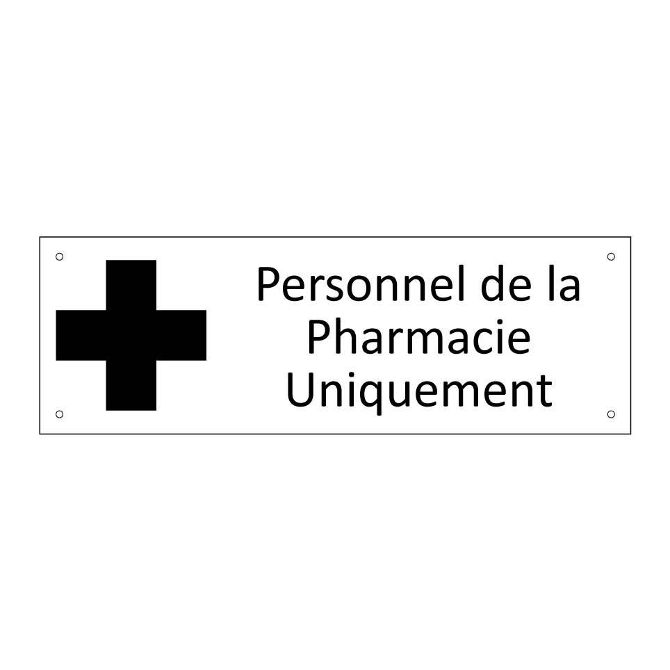 Personnel de la Pharmacie Uniquement
