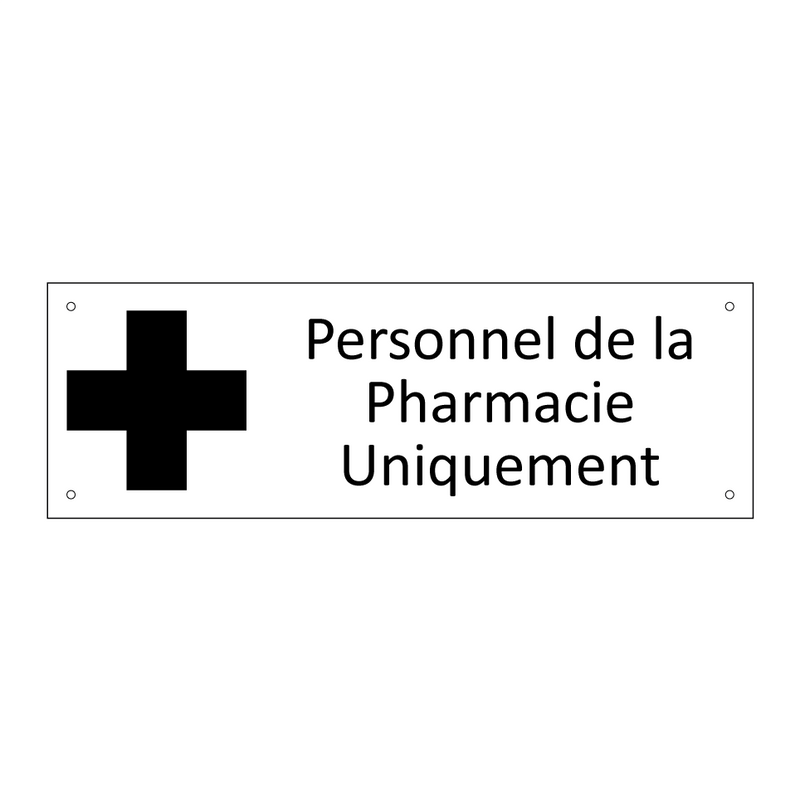 Personnel de la Pharmacie Uniquement