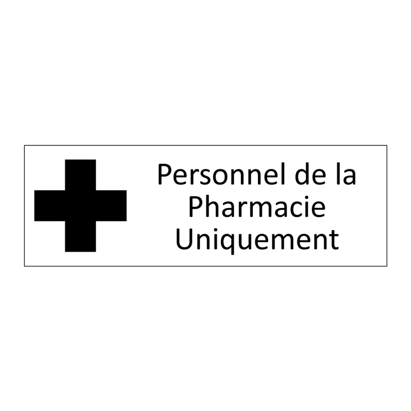 Personnel de la Pharmacie Uniquement