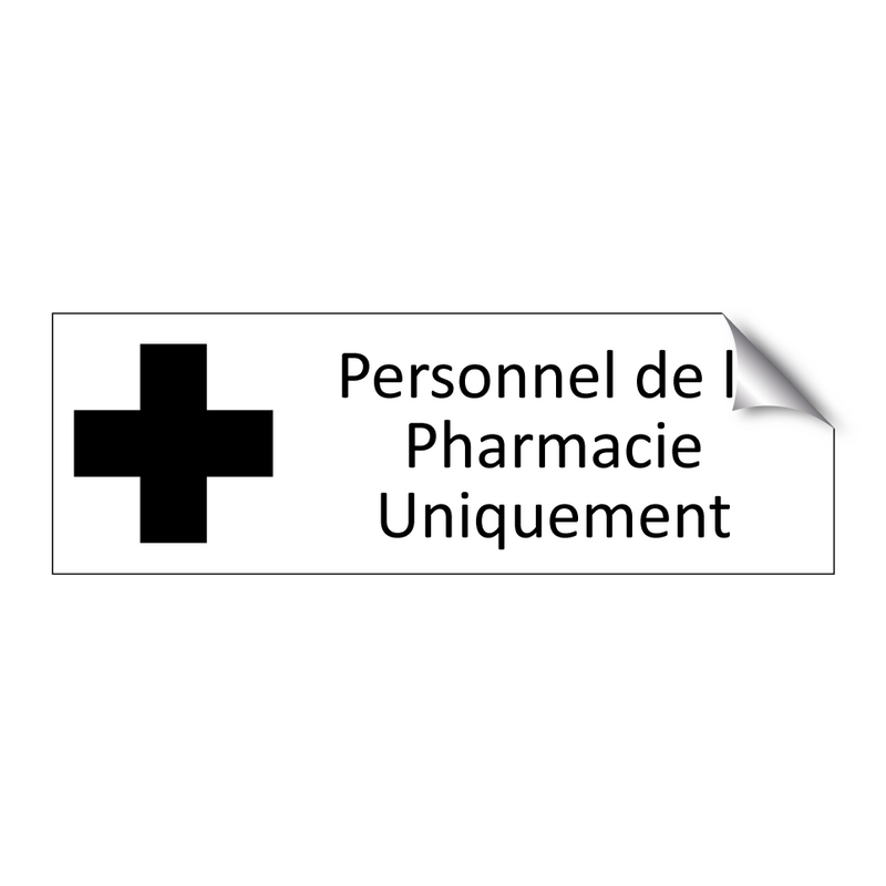 Personnel de la Pharmacie Uniquement