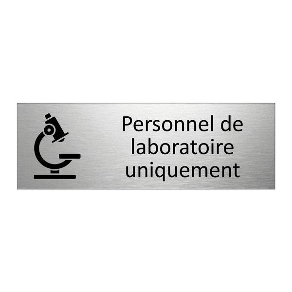 Personnel de laboratoire uniquement