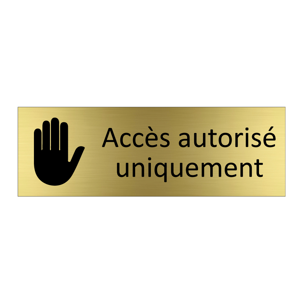 Accès autorisé uniquement