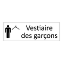 Vestiaire des garçons