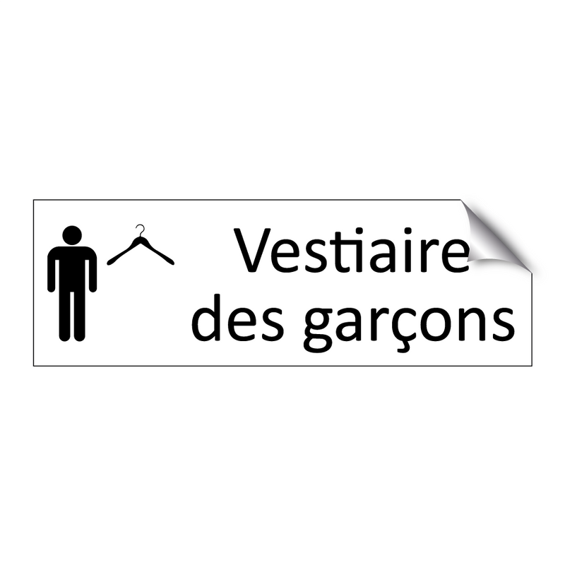 Vestiaire des garçons