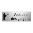 Vestiaire des garçons
