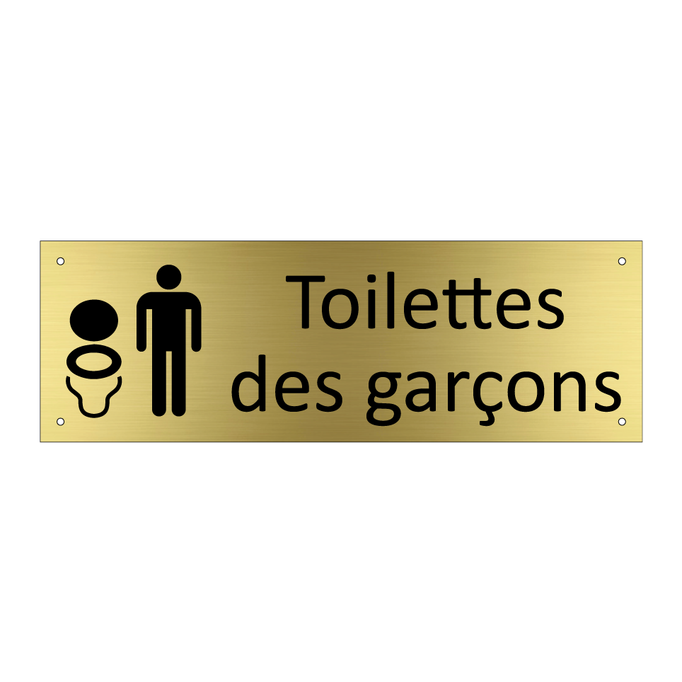 Toilettes des garçons