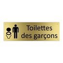 Toilettes des garçons