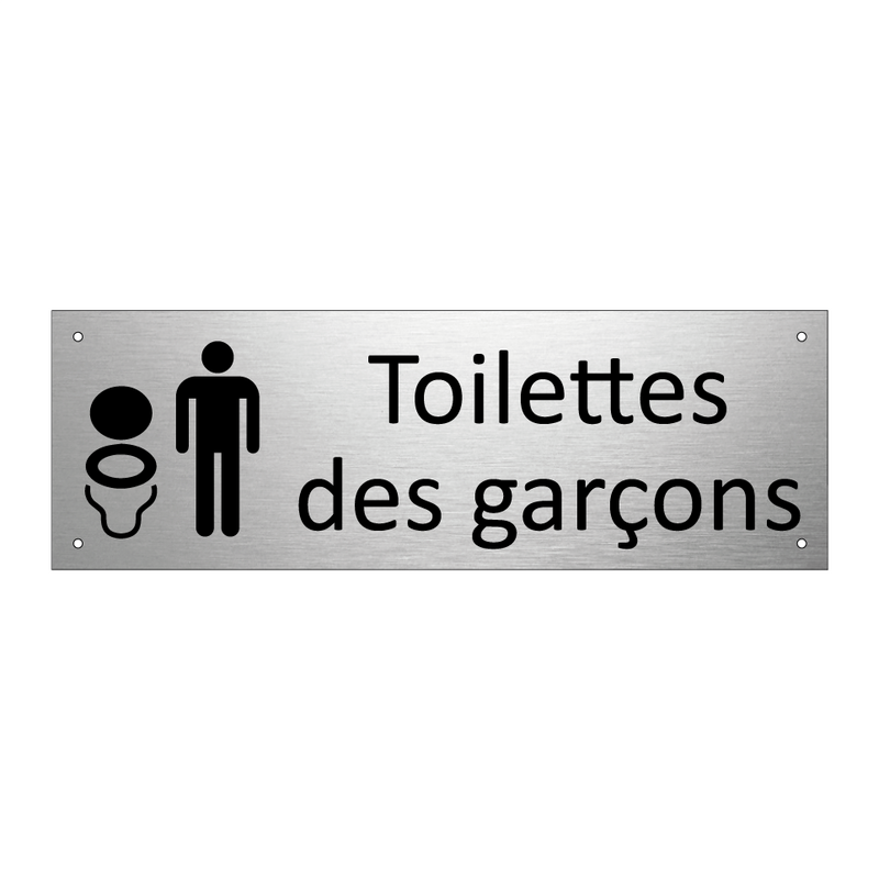 Toilettes des garçons