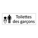 Toilettes des garçons