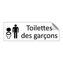 Toilettes des garçons