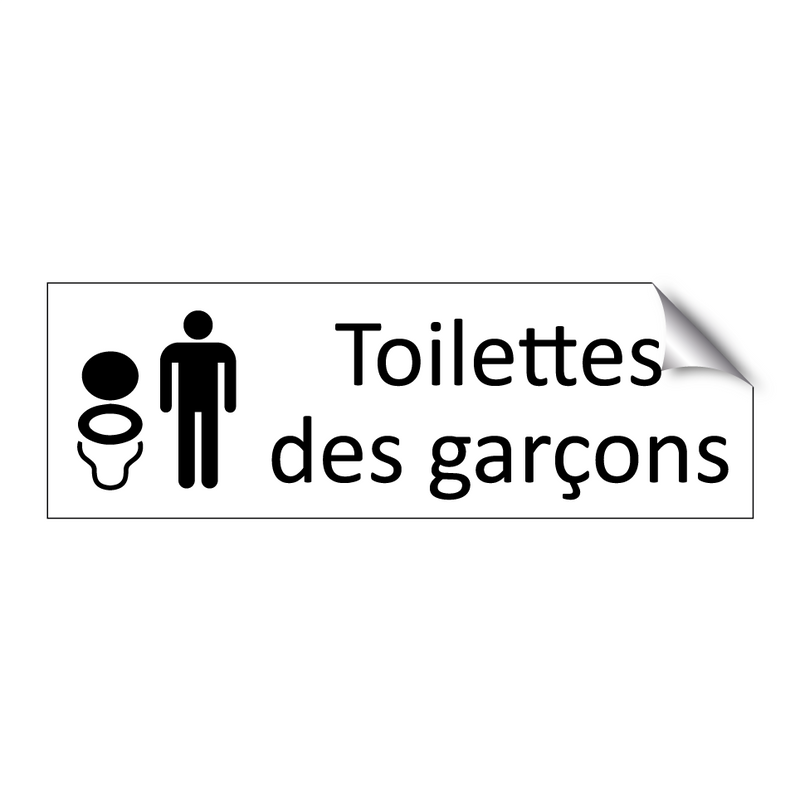 Toilettes des garçons