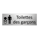 Toilettes des garçons