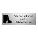 Silence s'il vous plaît – Bibliothèque