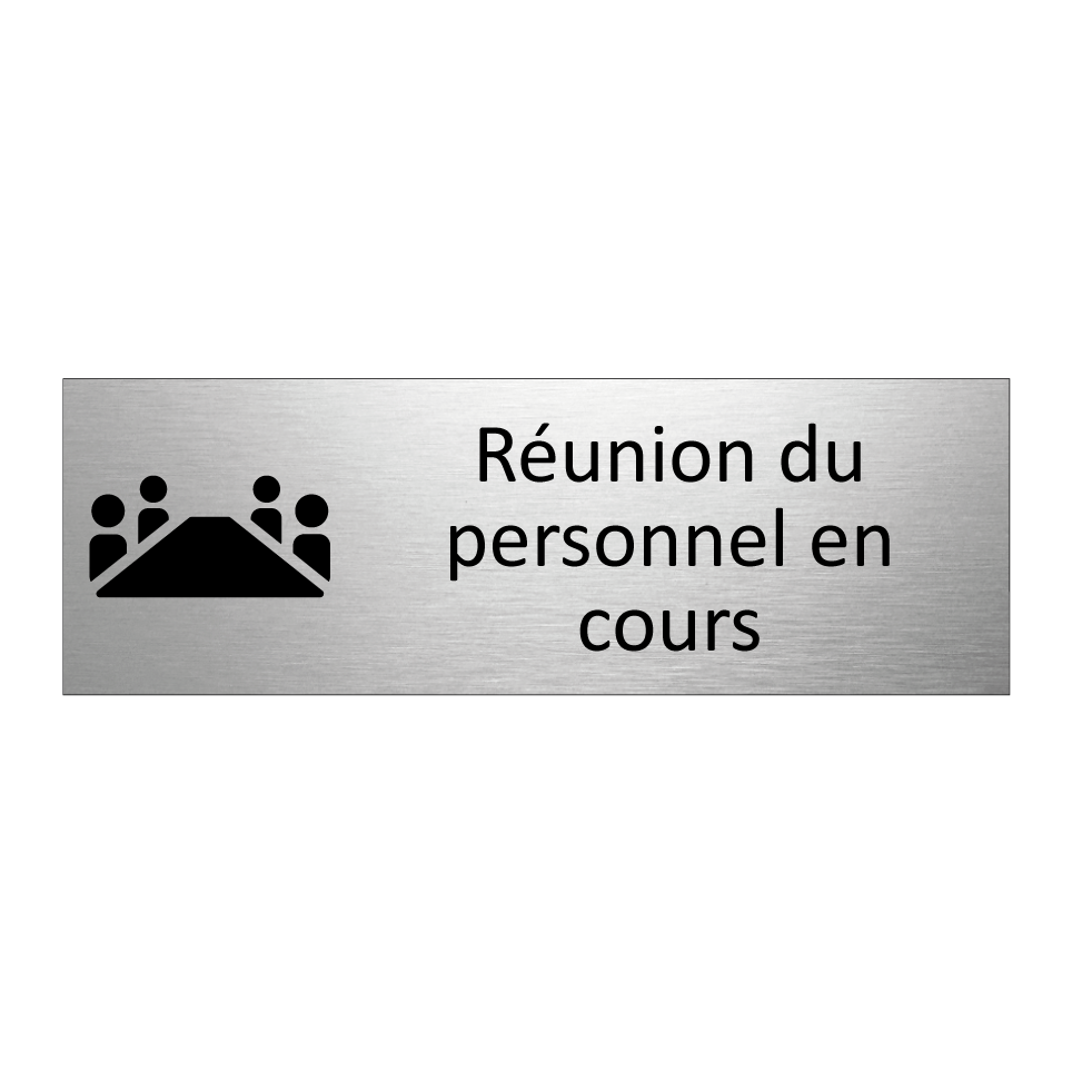 Réunion du personnel en cours