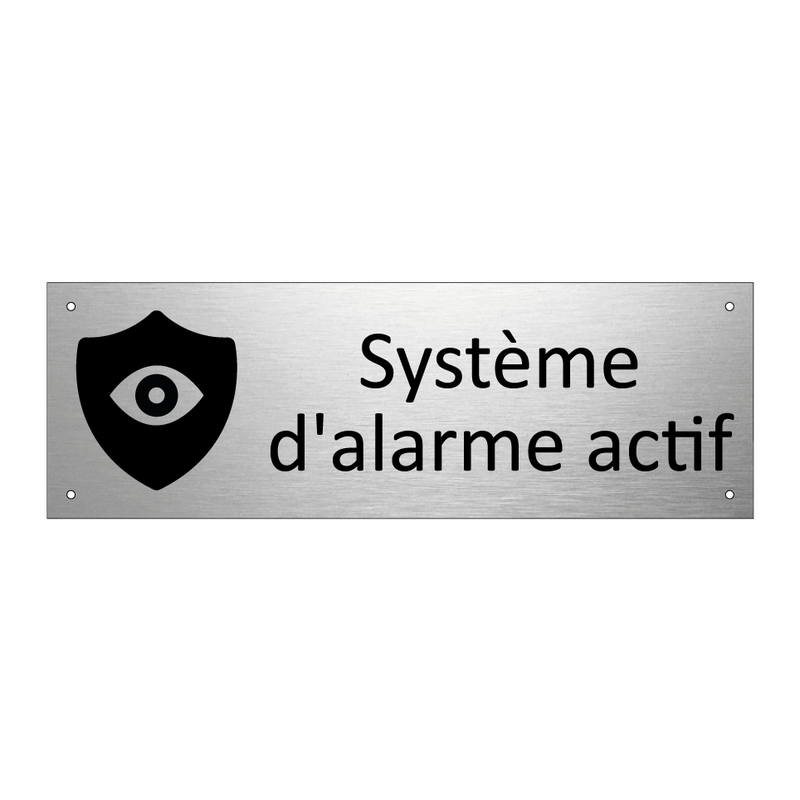 Système d'alarme actif