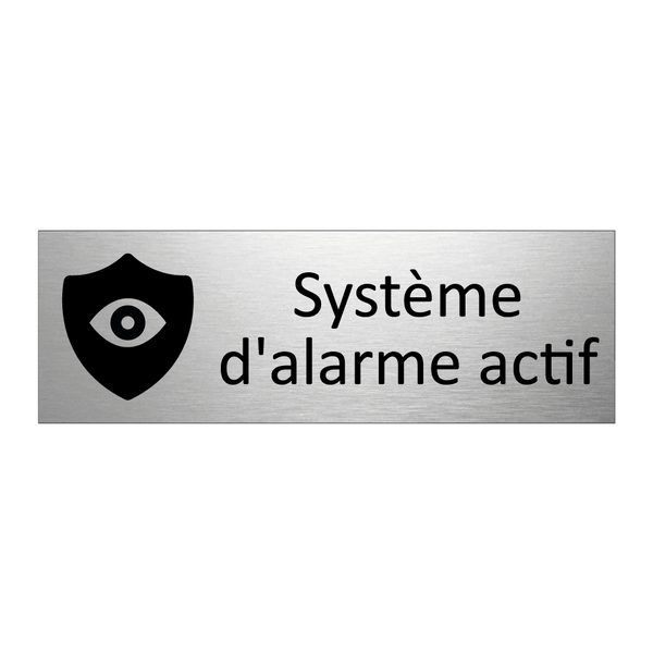 Système d'alarme actif