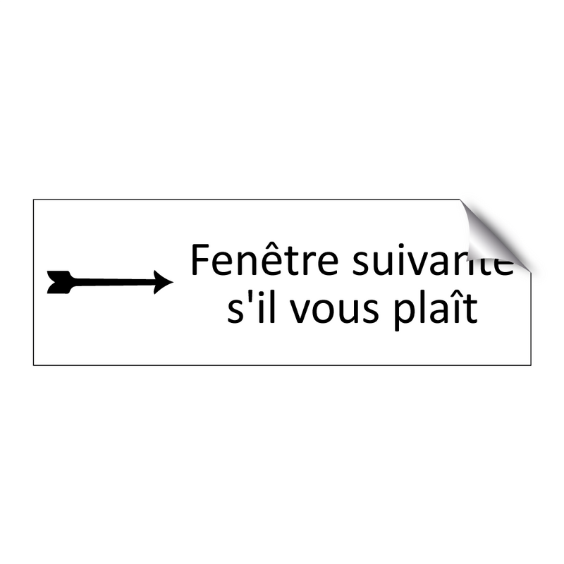 Fenêtre suivante s'il vous plaît