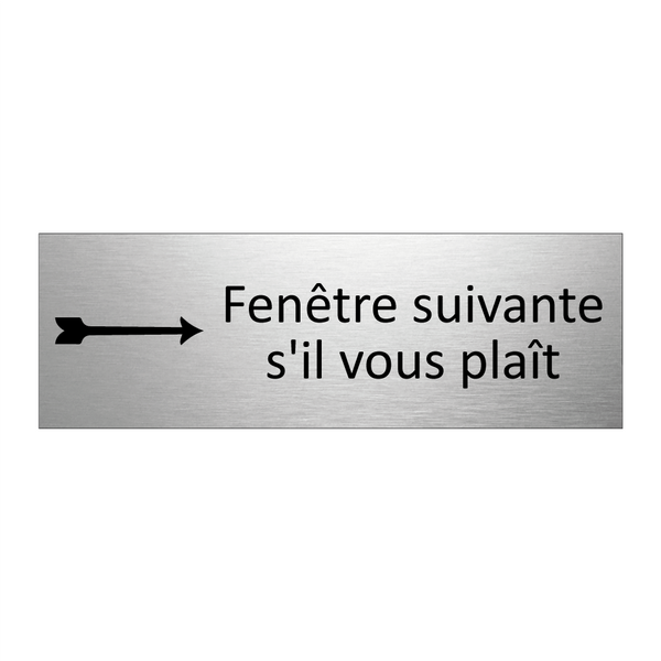 Fenêtre suivante s'il vous plaît
