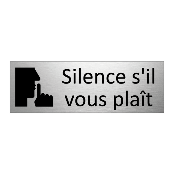 Silence s'il vous plaît
