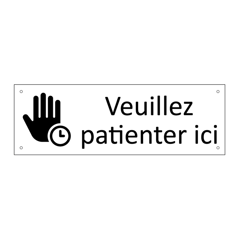 Veuillez patienter ici