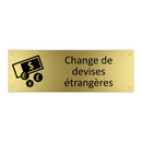 Change de devises étrangères